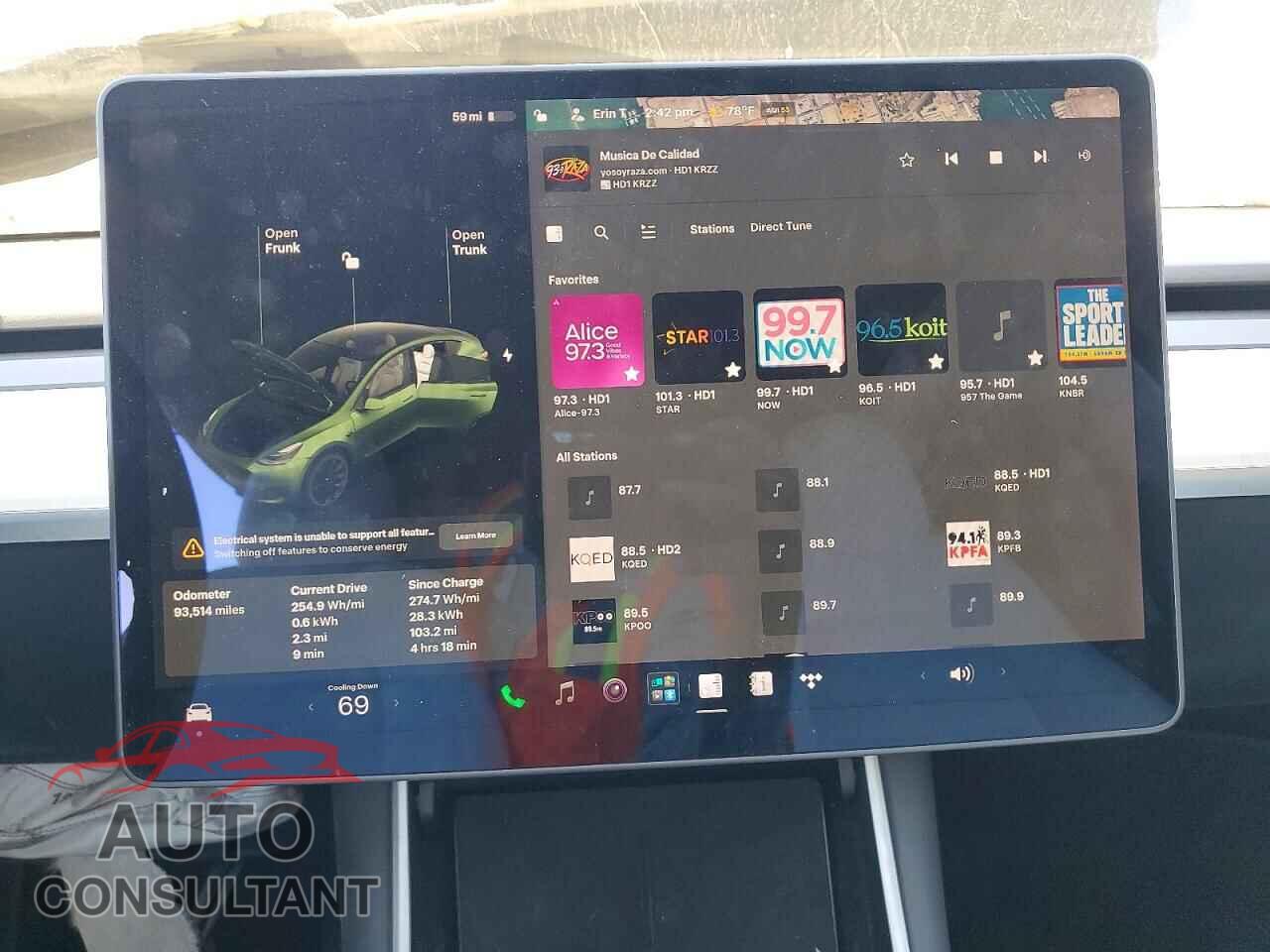 TESLA MODEL Y 2020 - 5YJYGDEE3LF014510