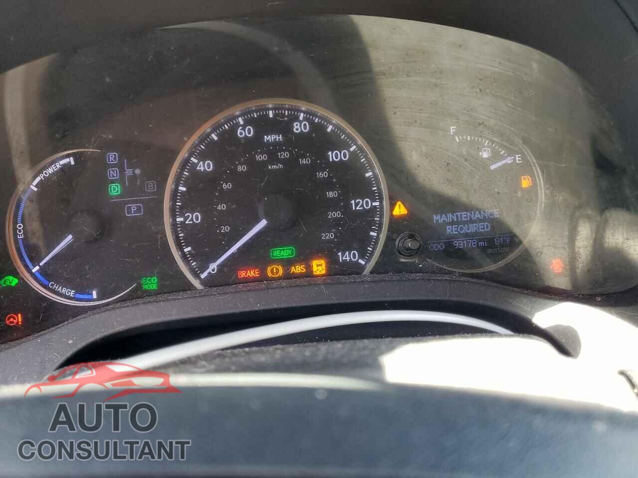 LEXUS CT 200 2016 - JTHKD5BH4G2257625