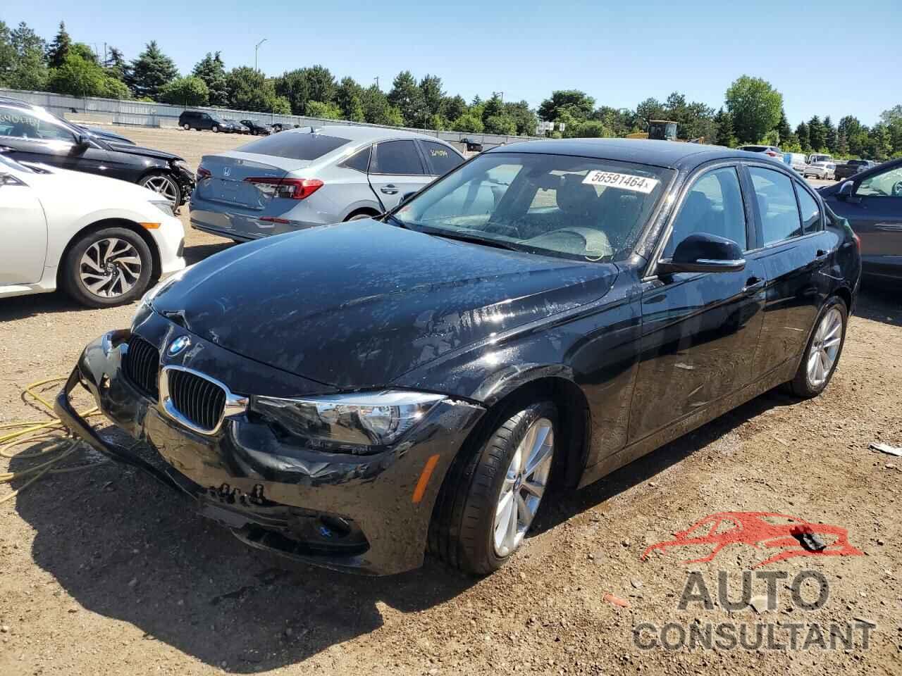 BMW 3 SERIES 2017 - WBA8E5G3XHNU42667