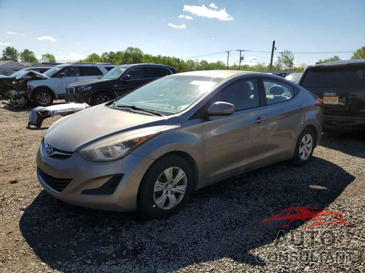 HYUNDAI ELANTRA 2016 - 5NPDH4AEXGH751485