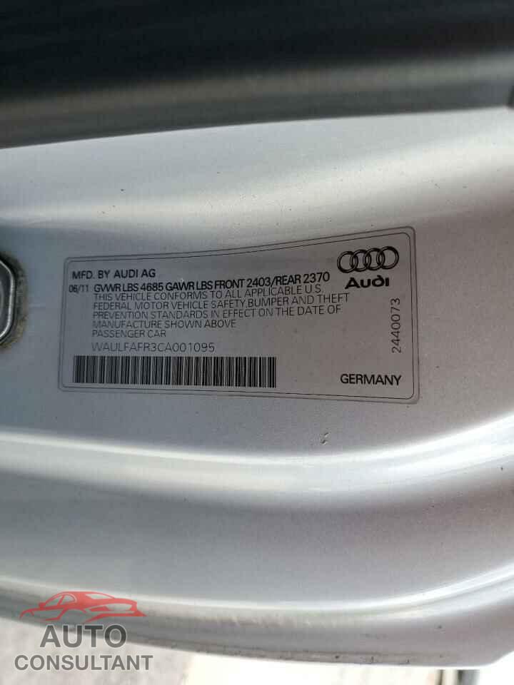 AUDI A5 2012 - WAULFAFR3CA001095
