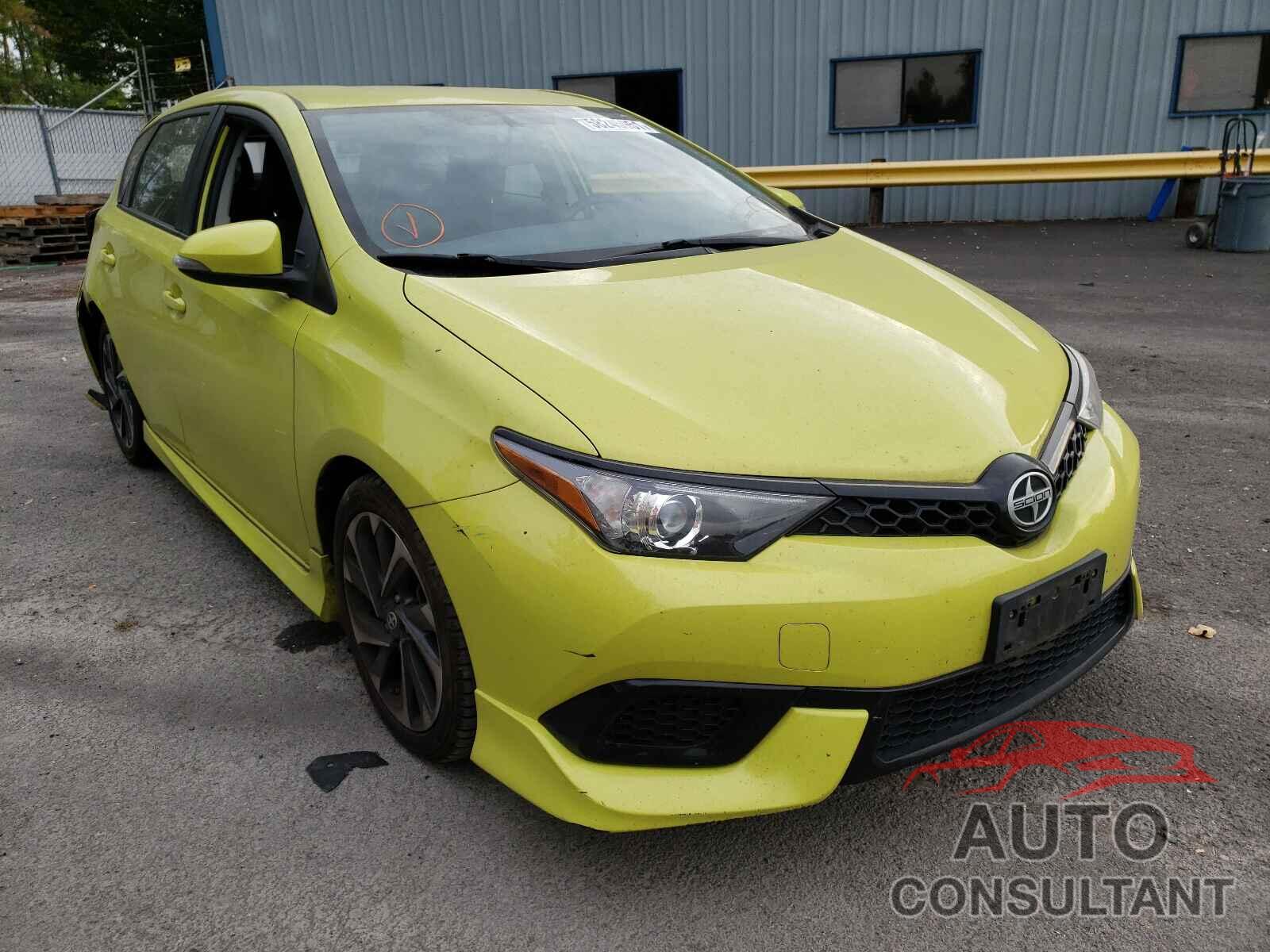 TOYOTA SCION 2016 - JTNKARJE1GJ504402