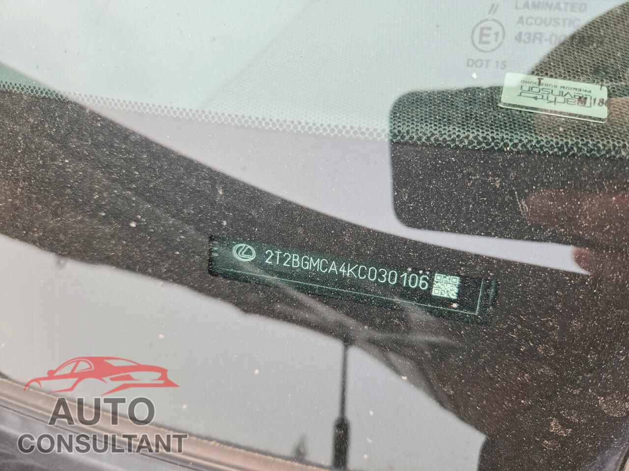 LEXUS RX450 2019 - 2T2BGMCA4KC030106