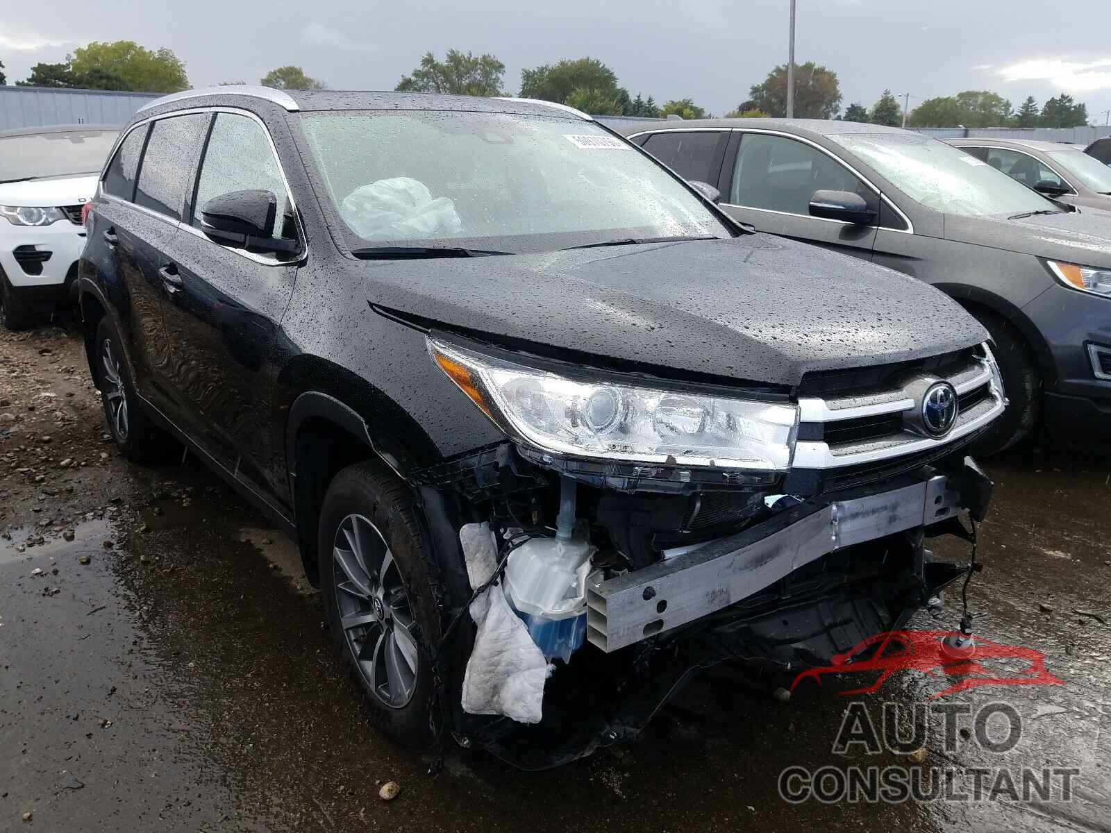 TOYOTA HIGHLANDER 2019 - 5TDJZRFH9KS622012