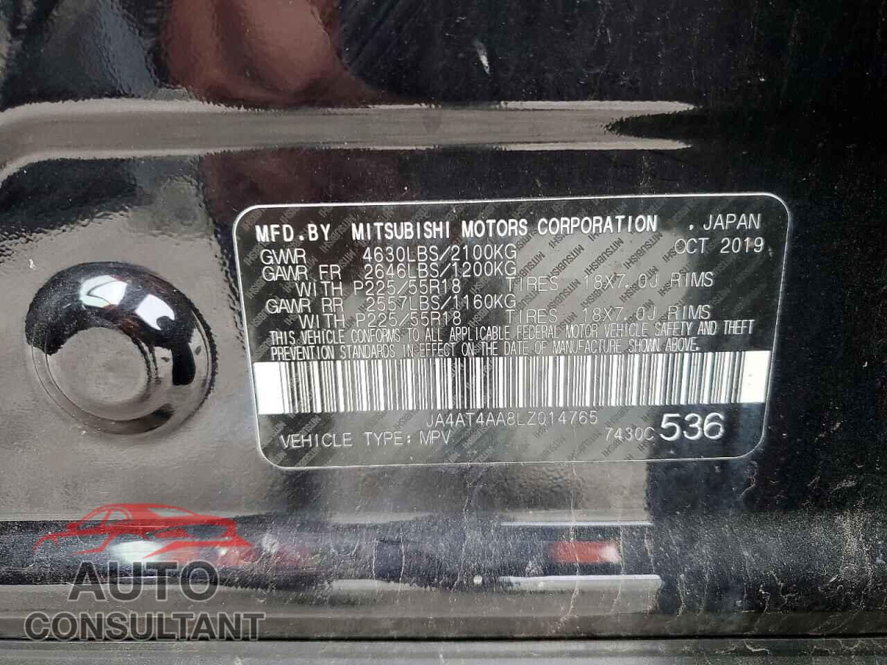MITSUBISHI ECLIPSE 2020 - JA4AT4AA8LZ014765