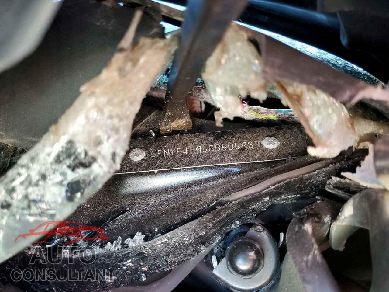 HONDA PILOT 2012 - 5FNYF4H95CB505937
