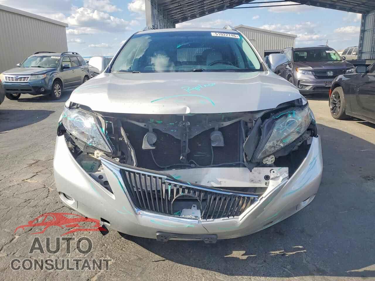 LEXUS RX350 2012 - 2T2ZK1BA7CC078519
