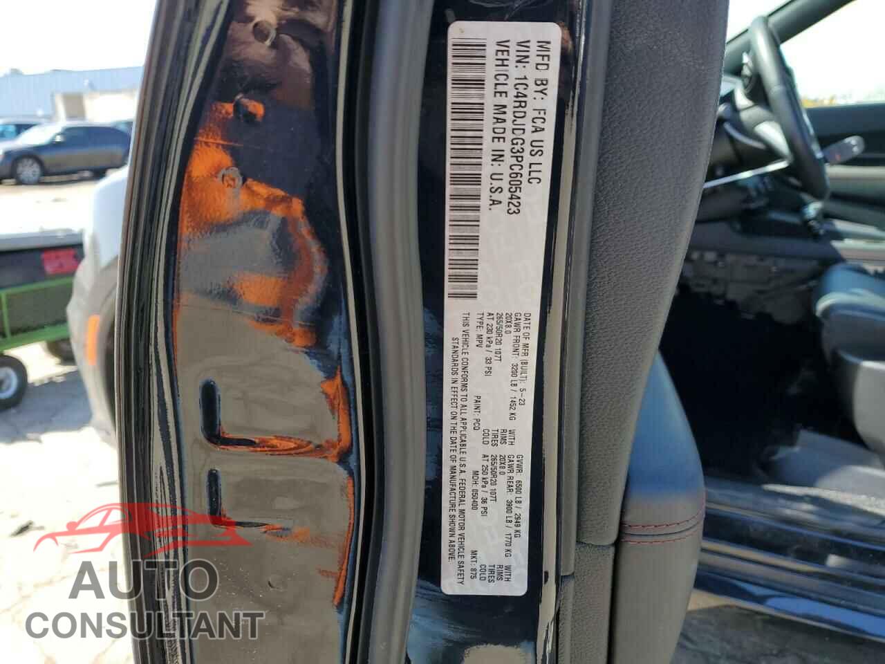 DODGE DURANGO 2023 - 1C4RDJDG3PC605423