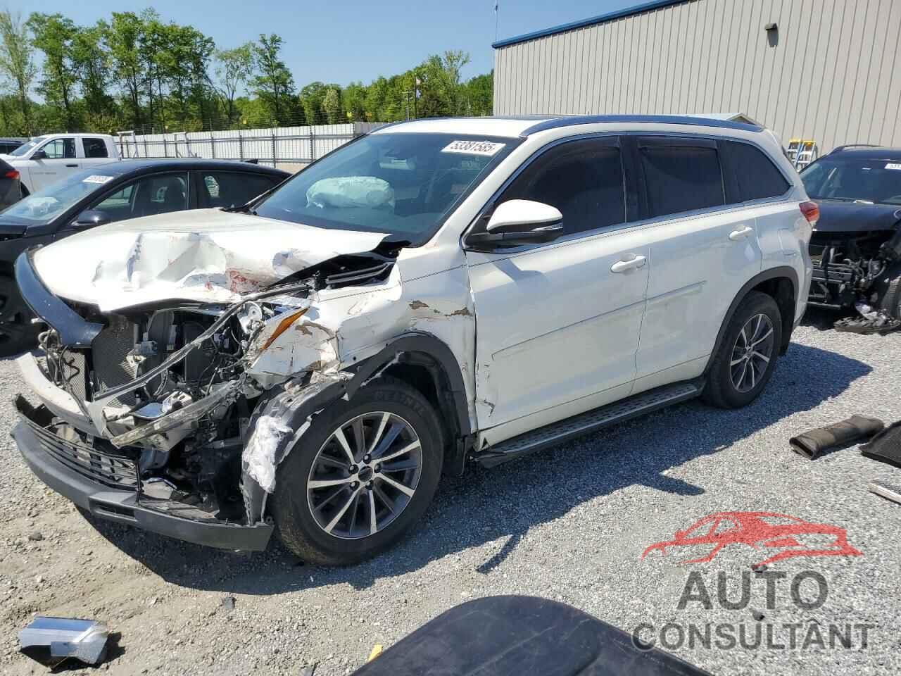 TOYOTA HIGHLANDER 2018 - 5TDKZRFH2JS271947