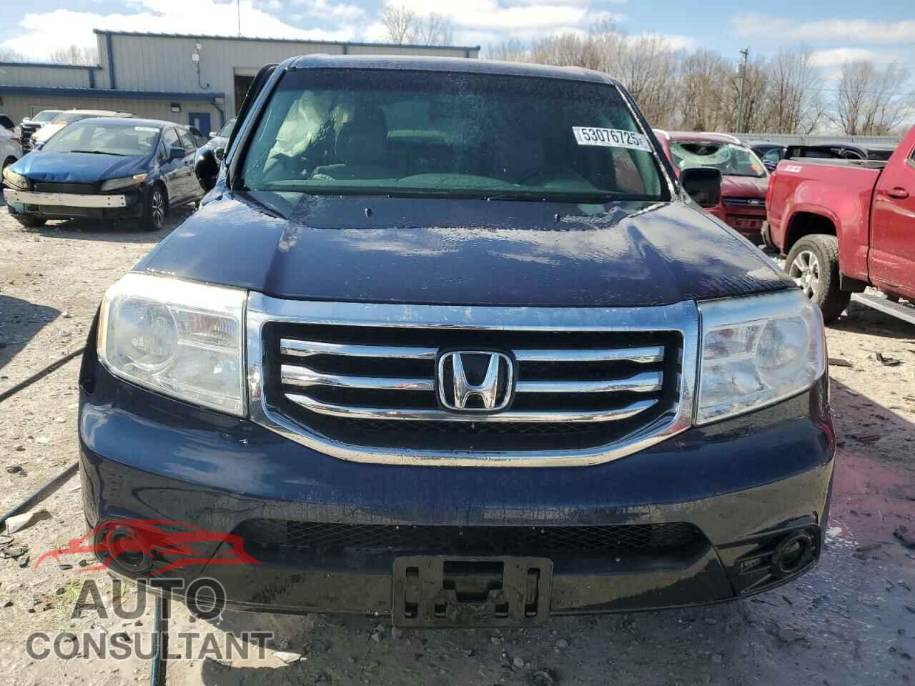 HONDA PILOT 2012 - 5FNYF4H25CB073739