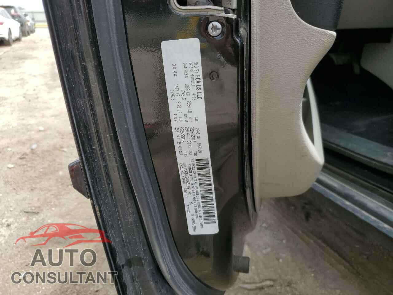 DODGE CARAVAN 2016 - 2C4RDGCG4GR351006