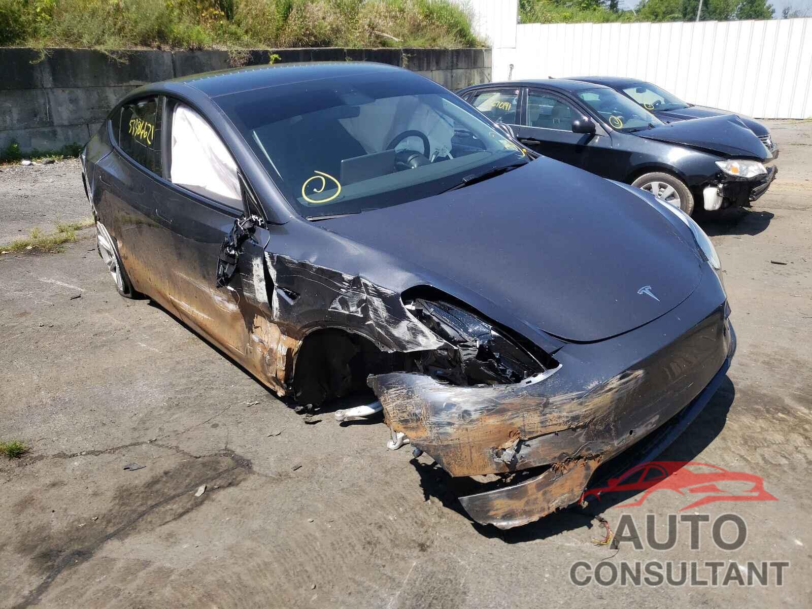 TESLA MODEL Y 2021 - 5YJYGDEE6MF199489