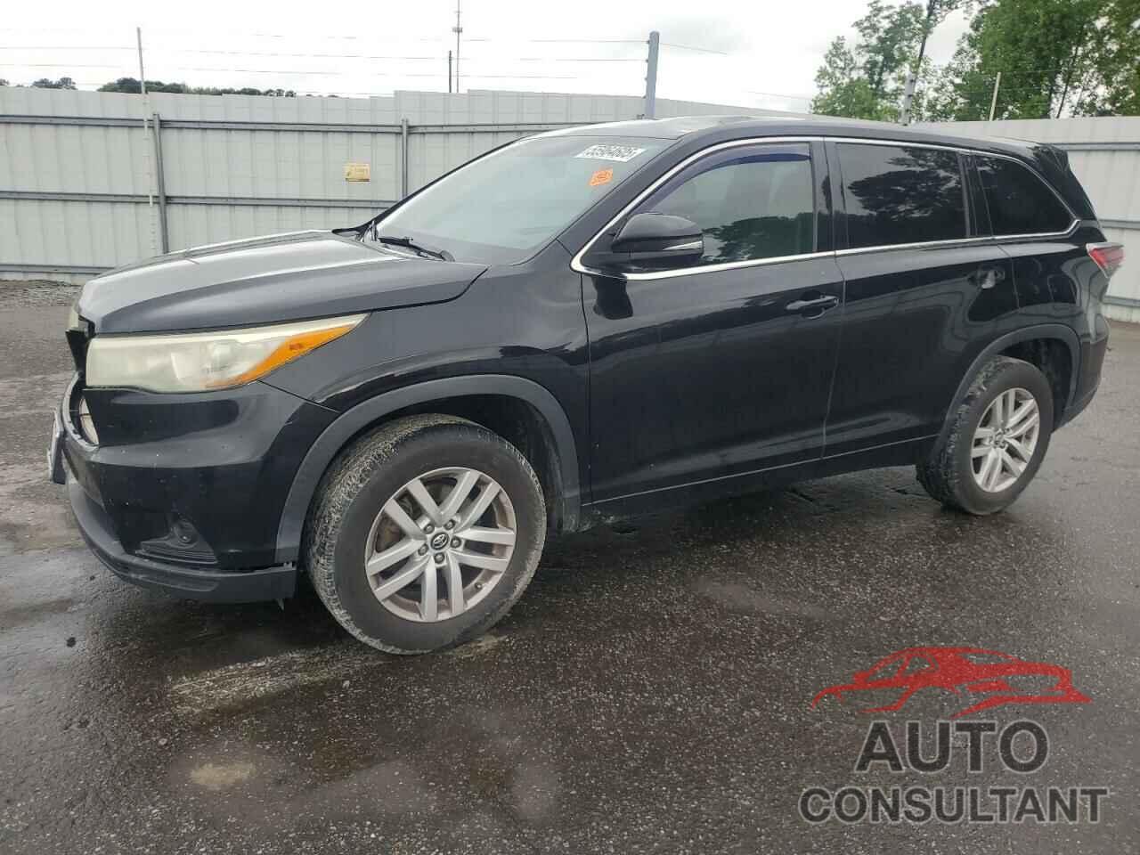 TOYOTA HIGHLANDER 2016 - 5TDZKRFH1GS137247