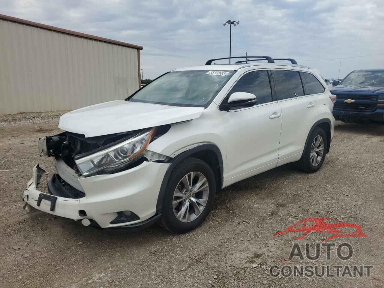 TOYOTA HIGHLANDER 2015 - 5TDJKRFH0FS090448