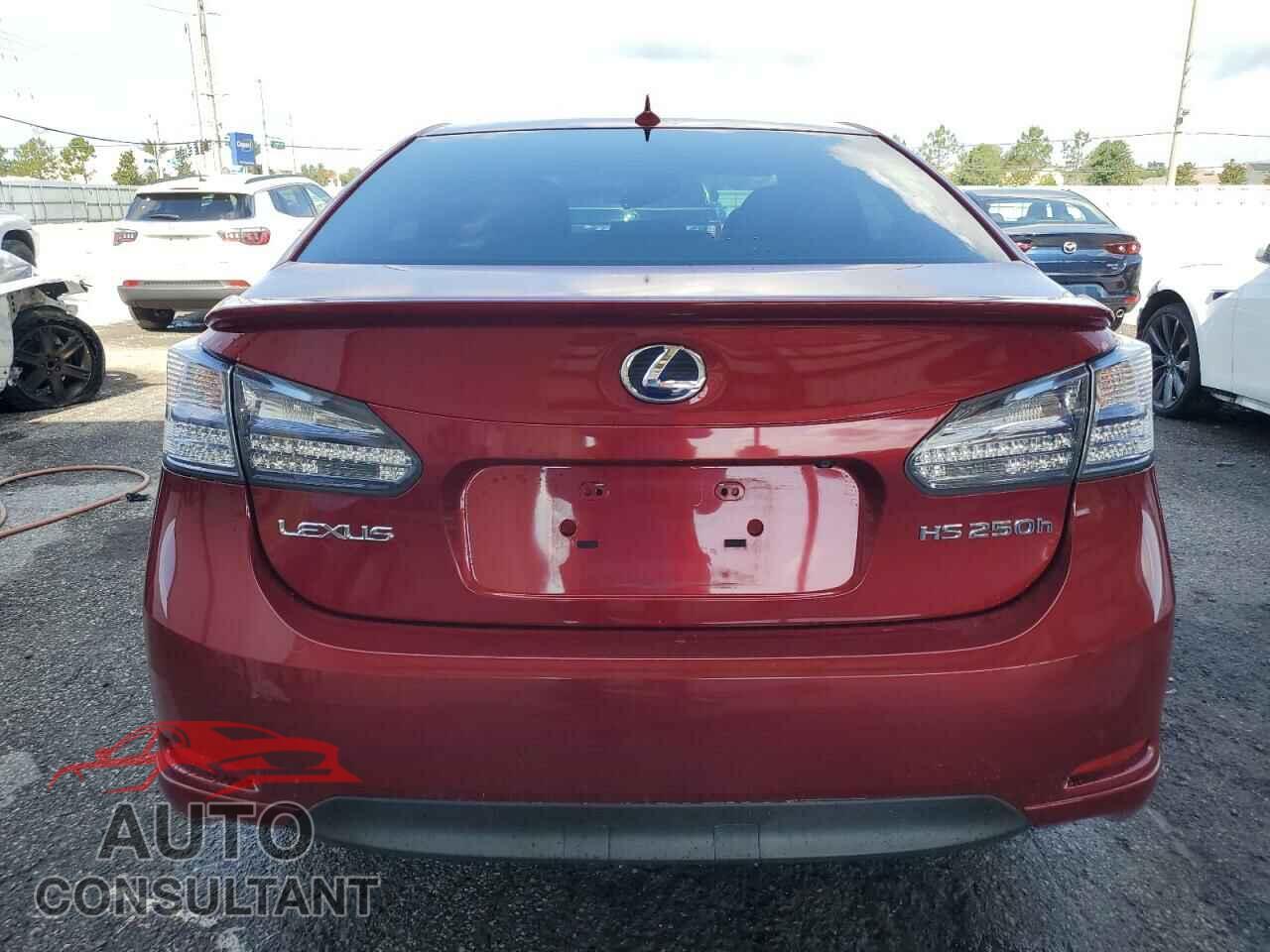 LEXUS HS 2010 - JTHBB1BA6A2001379