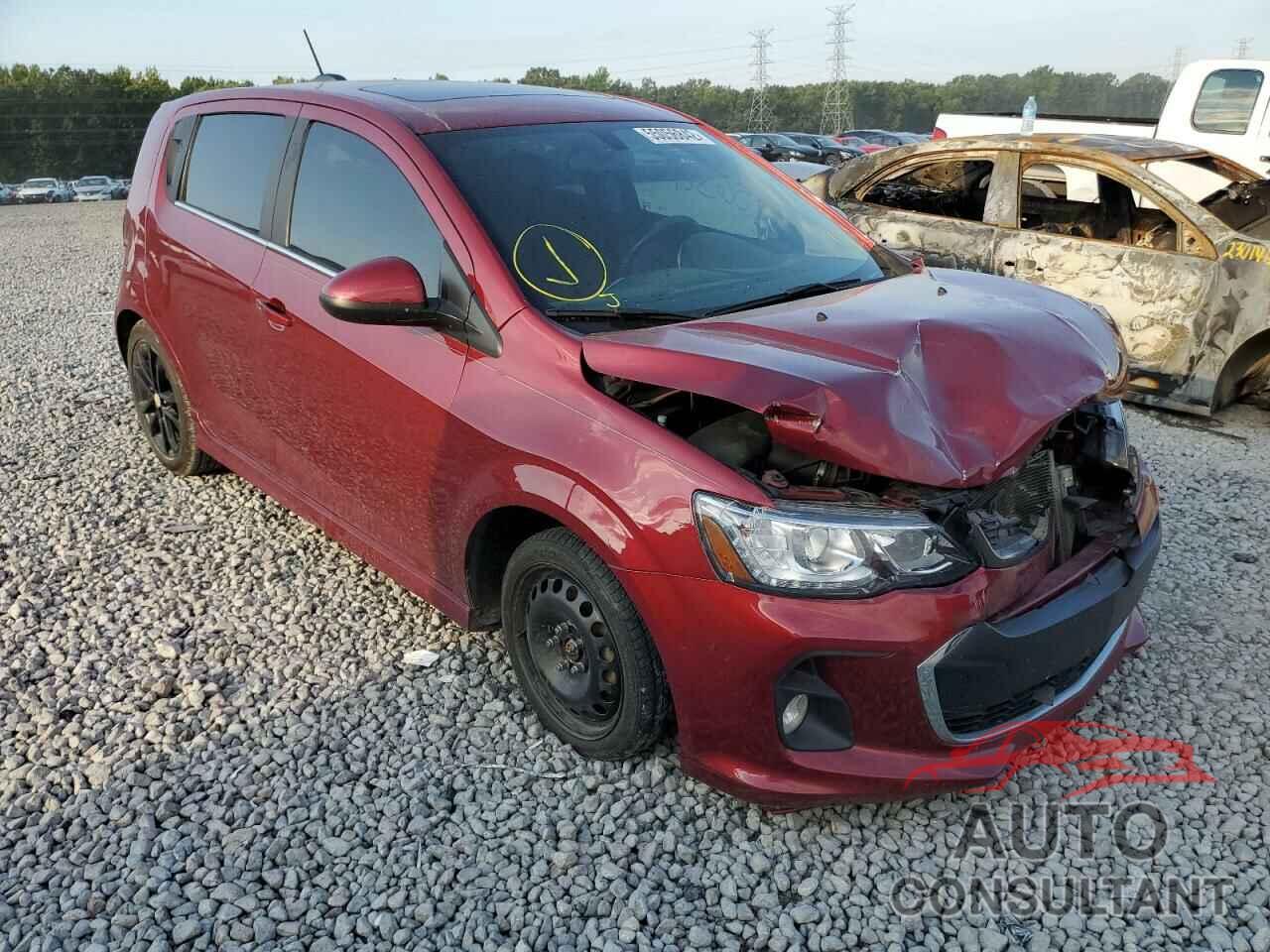 CHEVROLET SONIC 2017 - 1G1JD6SBXH4163276