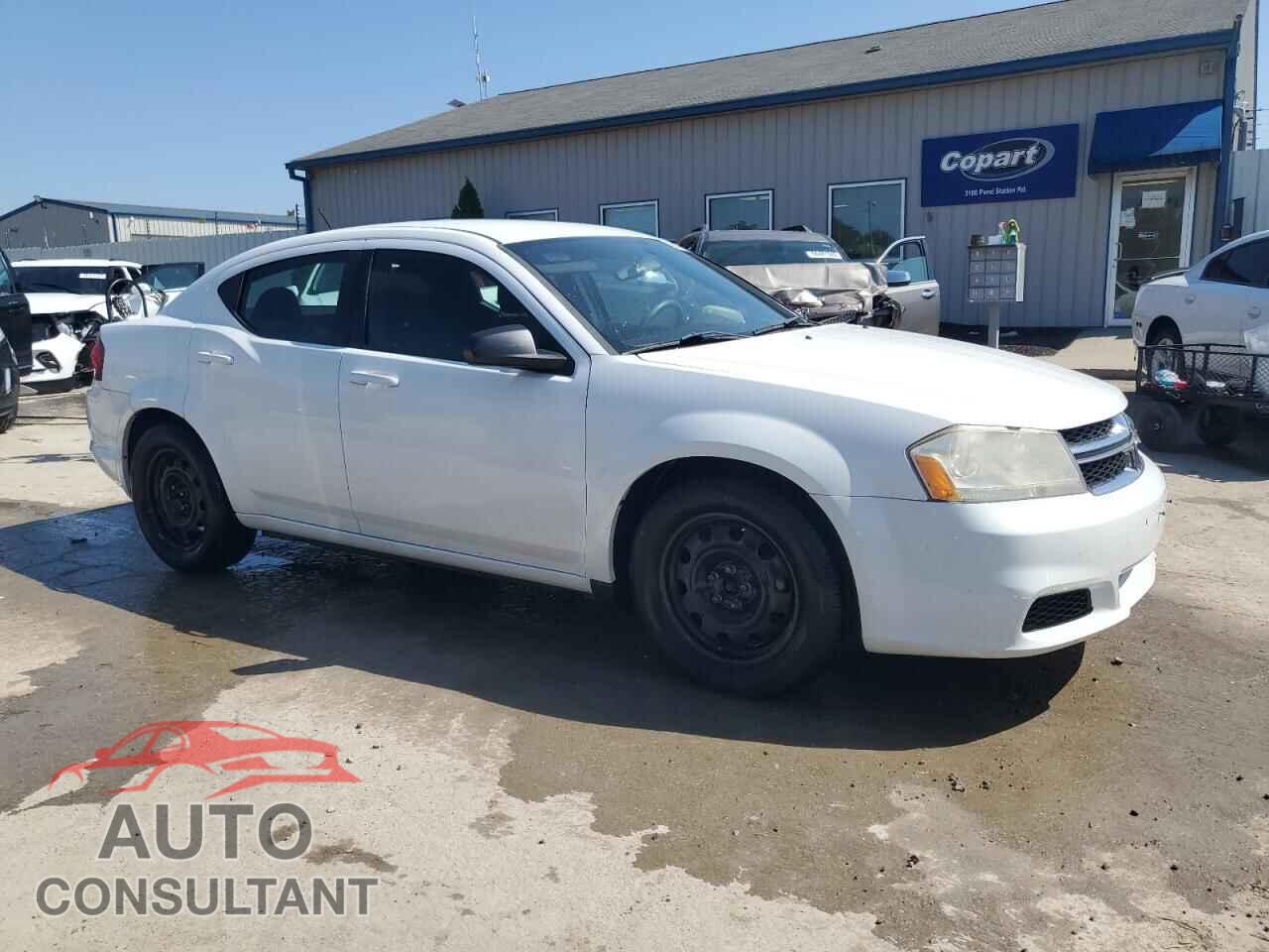DODGE AVENGER 2013 - 1C3CDZAB2DN549024