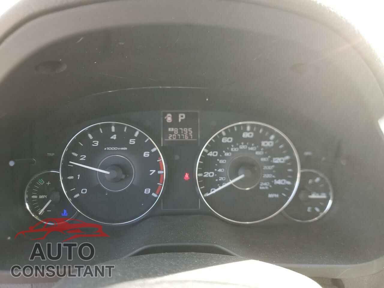 SUBARU OUTBACK 2012 - 4S4BRBCC0C3203646