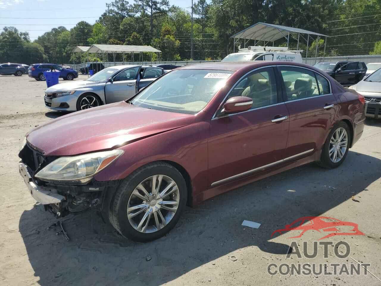 HYUNDAI GENESIS 2012 - KMHGC4DF3CU206904