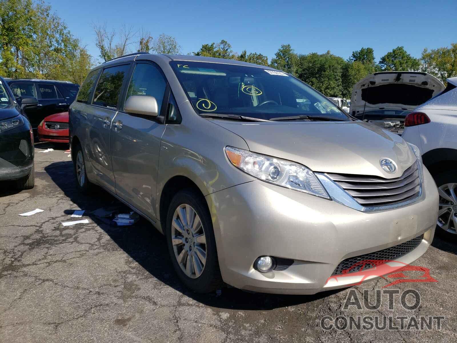 TOYOTA SIENNA 2017 - 5TDDZ3DC5HS186964