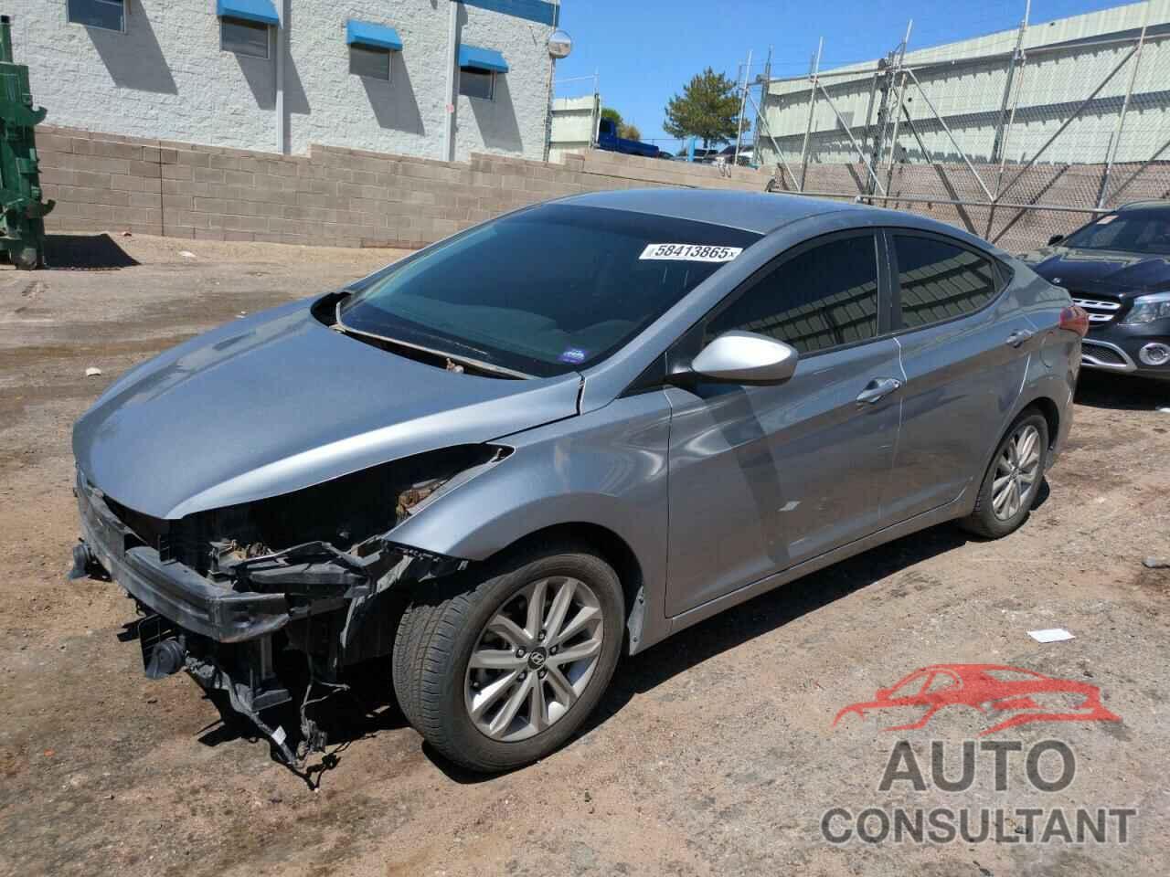 HYUNDAI ELANTRA 2014 - KMHDH4AE3EU150983