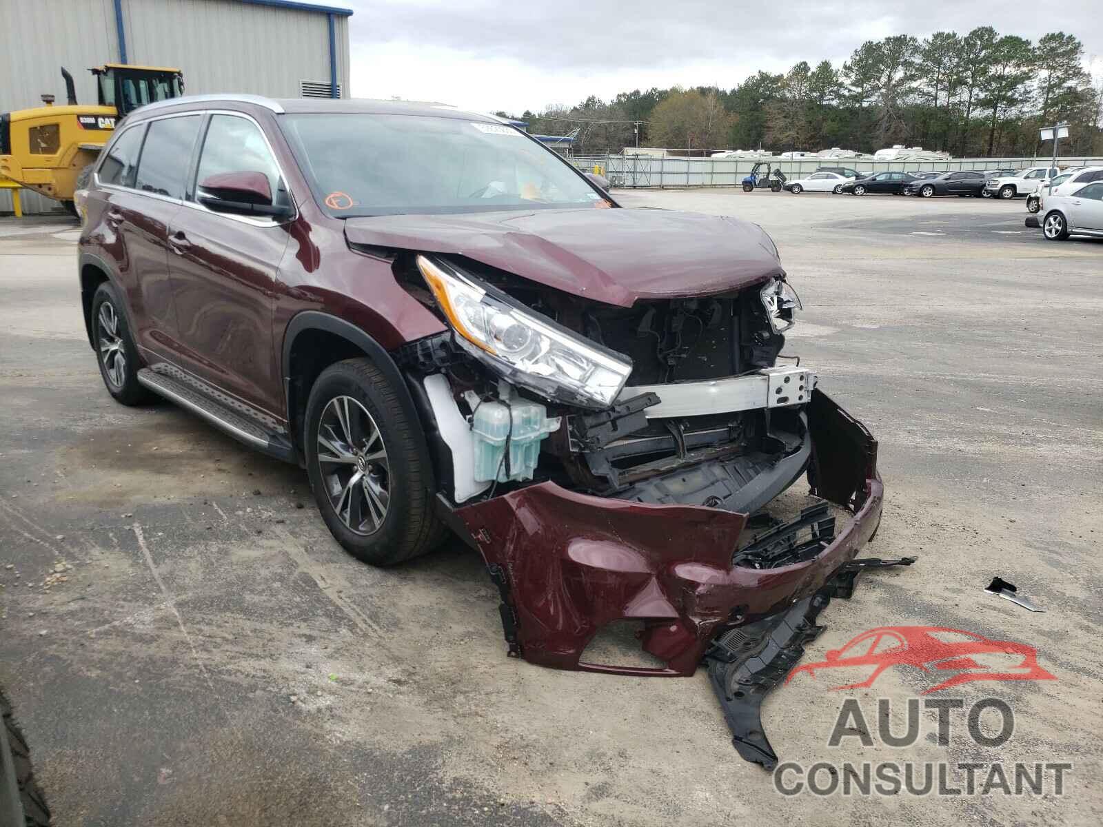 TOYOTA HIGHLANDER 2016 - 5TDKKRFH5GS186162