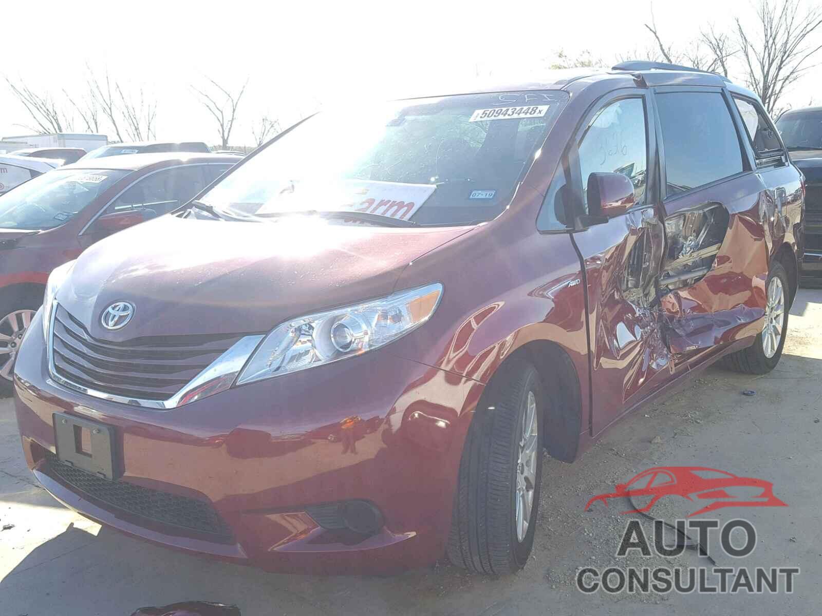 TOYOTA SIENNA LE 2017 - 5TDJZ3DC4HS183668