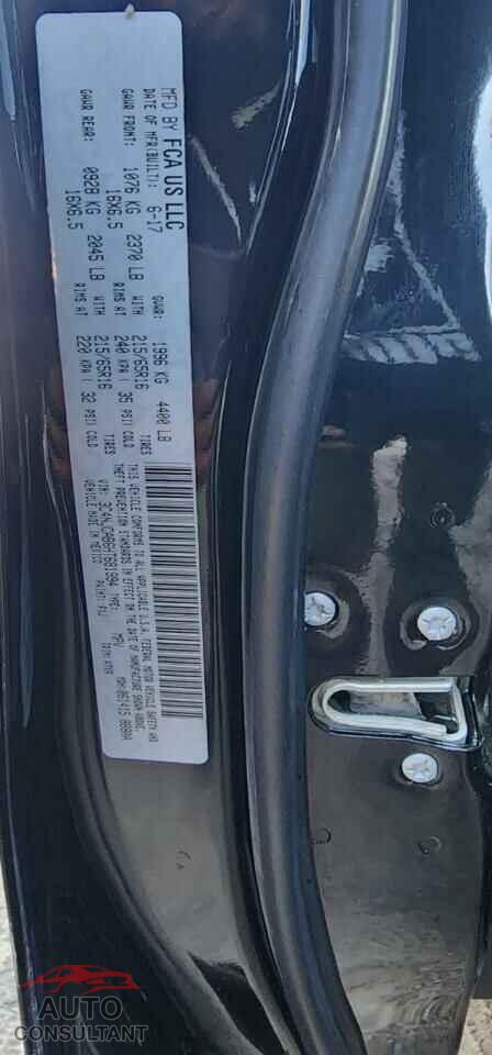 JEEP COMPASS 2017 - 3C4NJCAB6HT681994