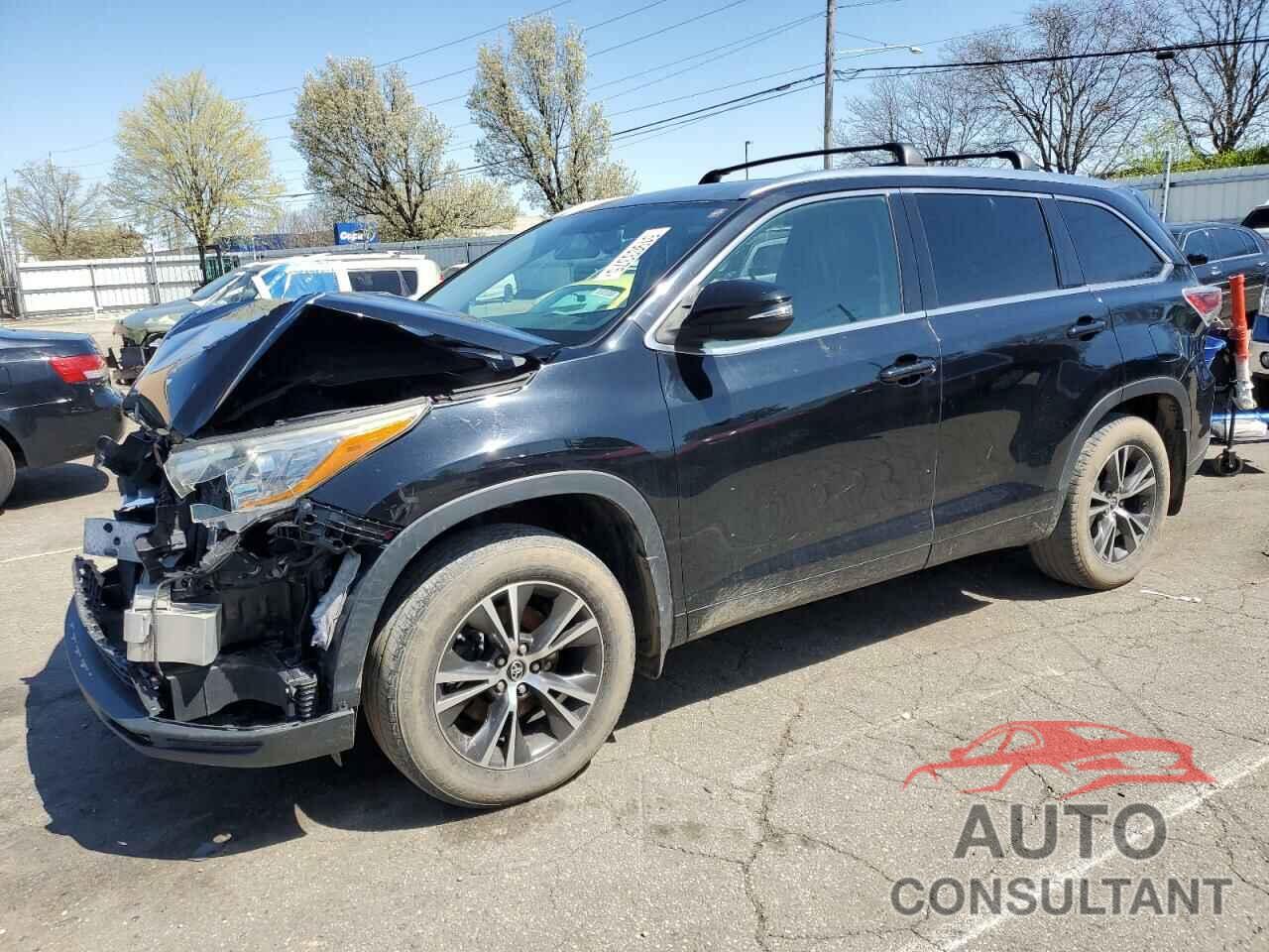 TOYOTA HIGHLANDER 2016 - 5TDJKRFH5GS302200