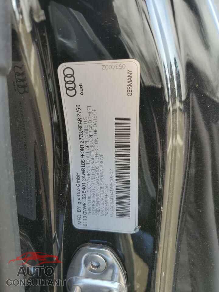 AUDI S5/RS5 2013 - WUAC6AFH4DN900202