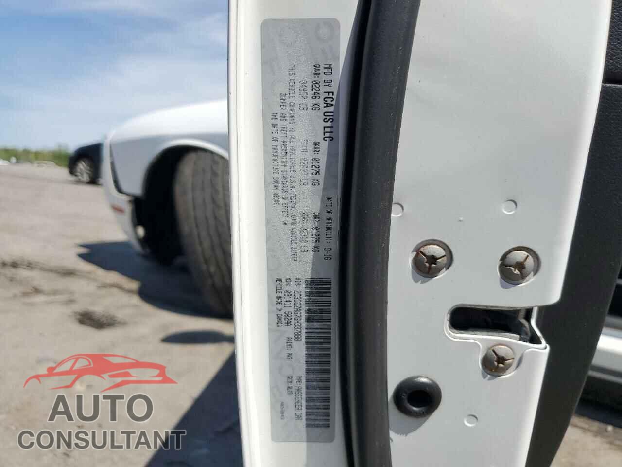 DODGE CHALLENGER 2016 - 2C3CDZAG7GH337888