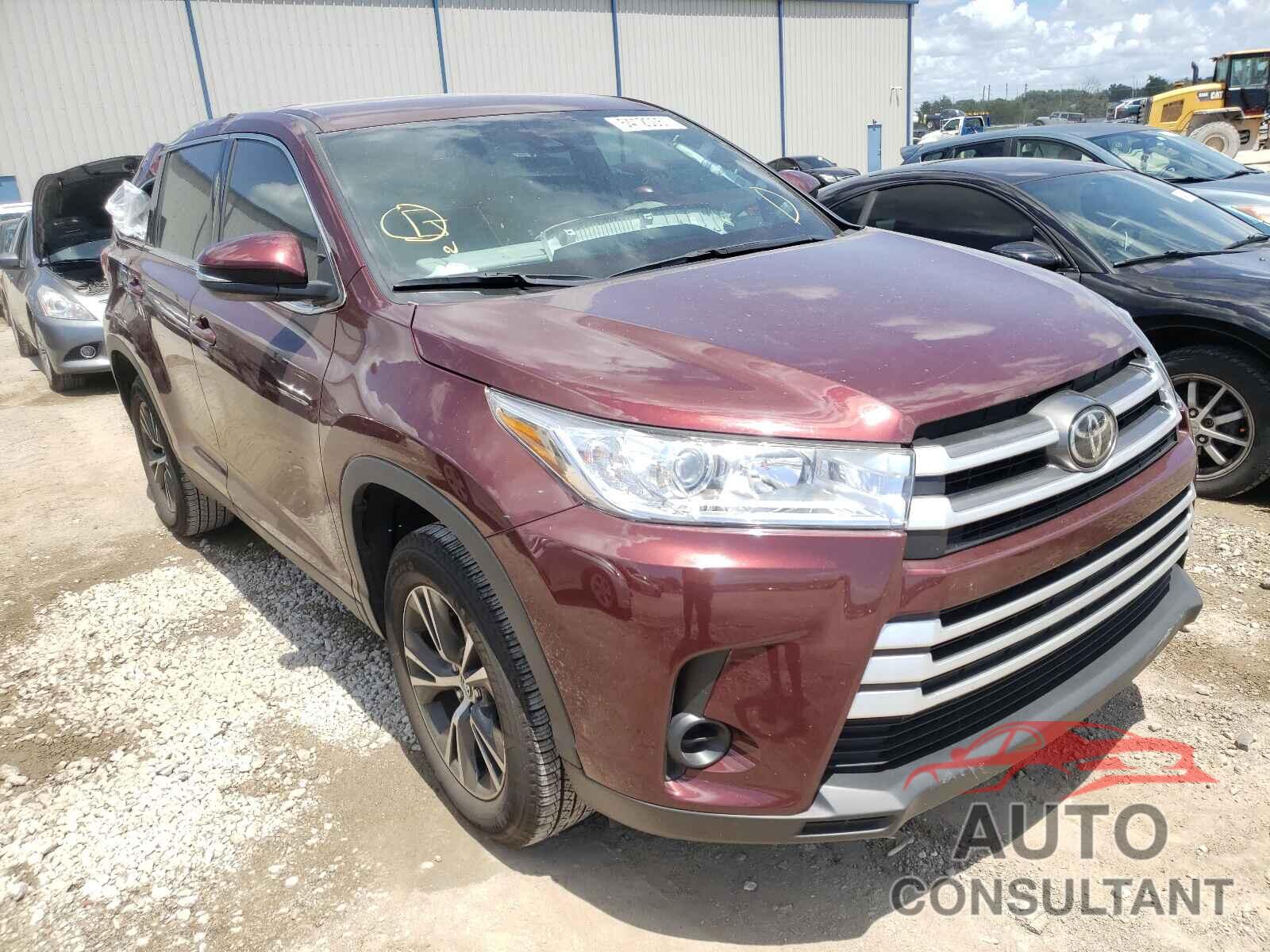 TOYOTA HIGHLANDER 2019 - 5TDZARFH6KS059107