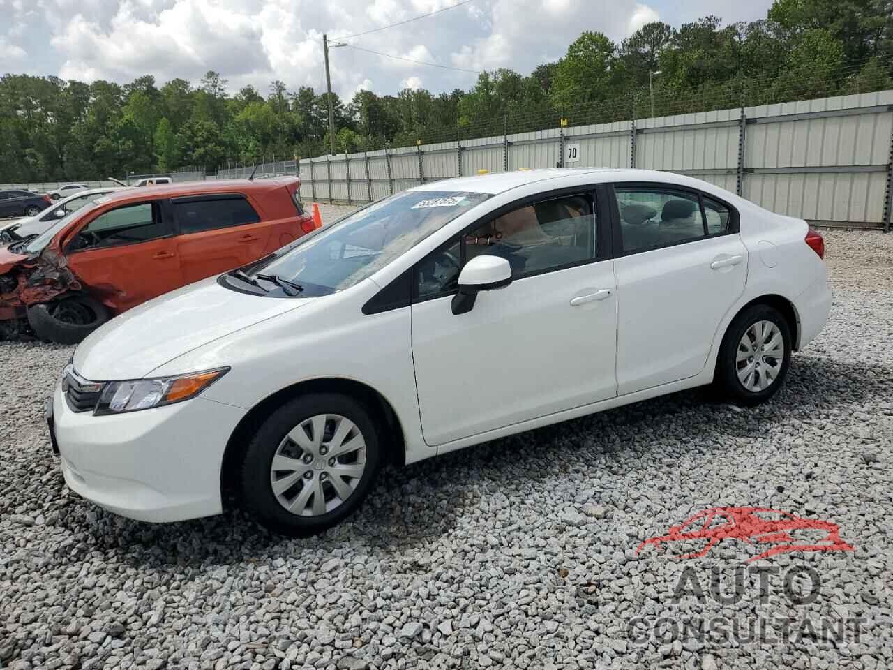 HONDA CIVIC 2012 - 19XFB2F52CE389836