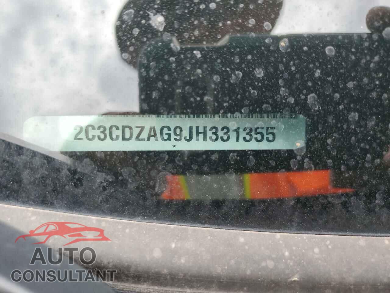 DODGE CHALLENGER 2018 - 2C3CDZAG9JH331355
