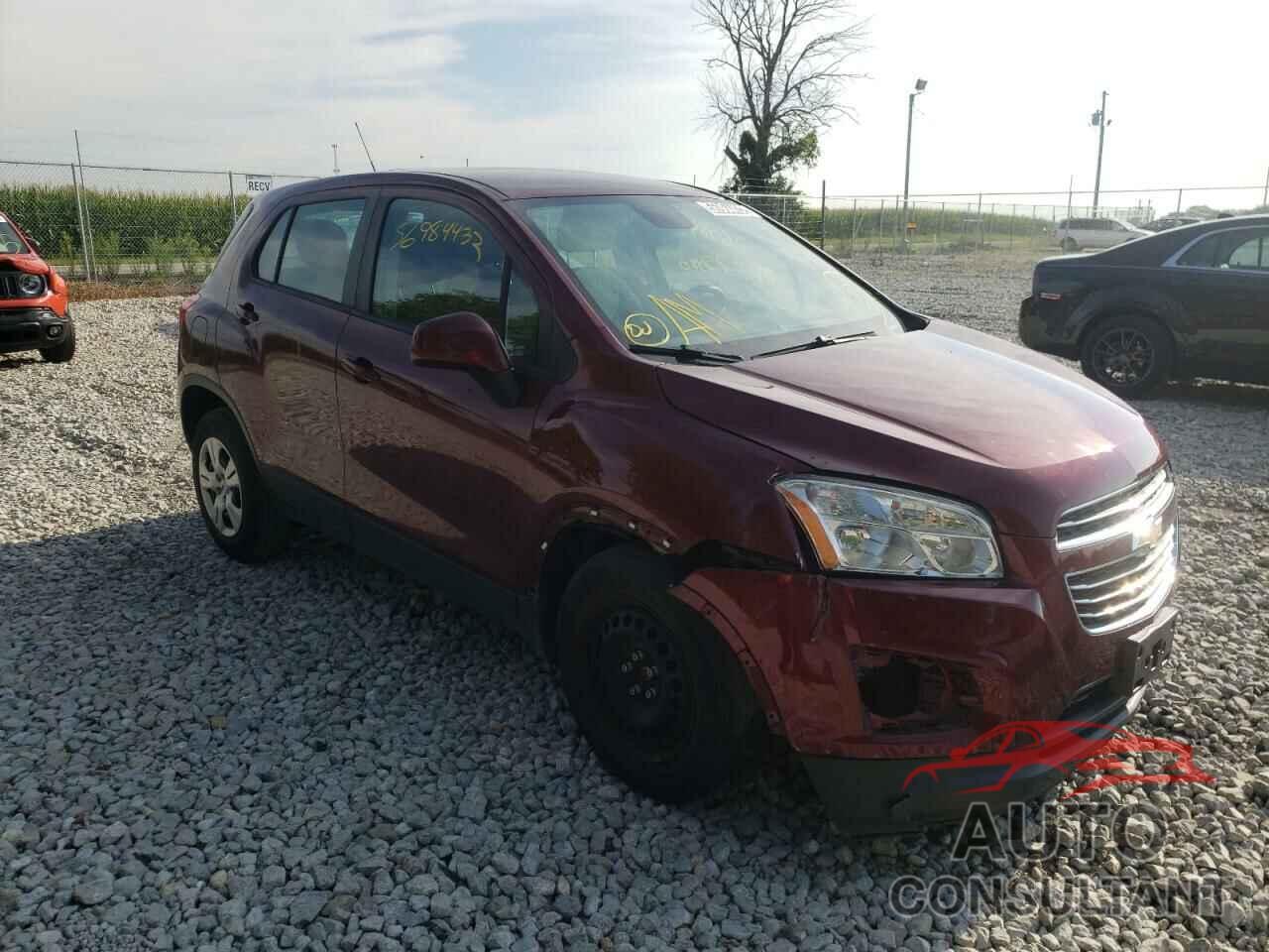 CHEVROLET TRAX 2016 - 3GNCJKSB0GL264702