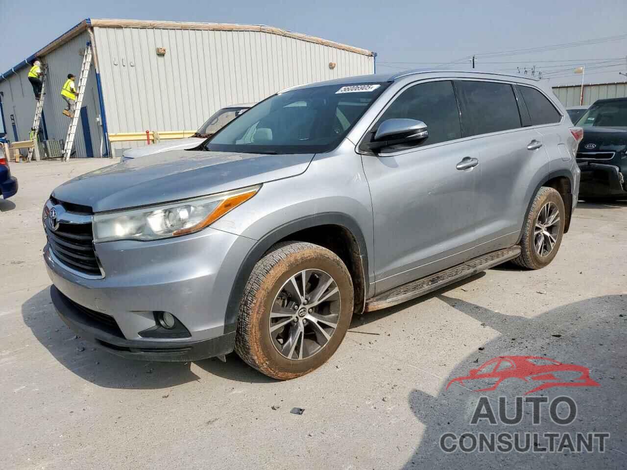 TOYOTA HIGHLANDER 2016 - 5TDKKRFH5GS500389