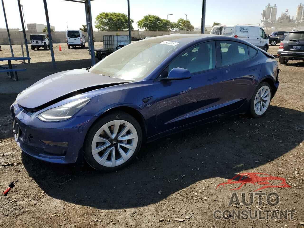 TESLA MODEL 3 2022 - 5YJ3E1EAXNF304368
