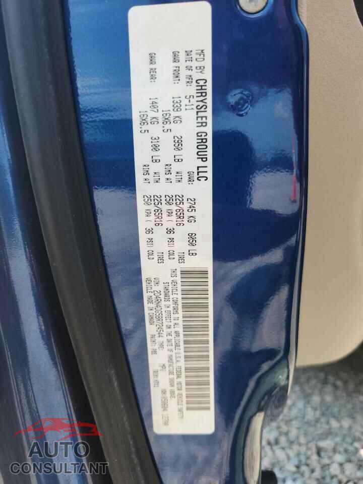 DODGE CARAVAN 2011 - 2D4RN4DG5BR724544