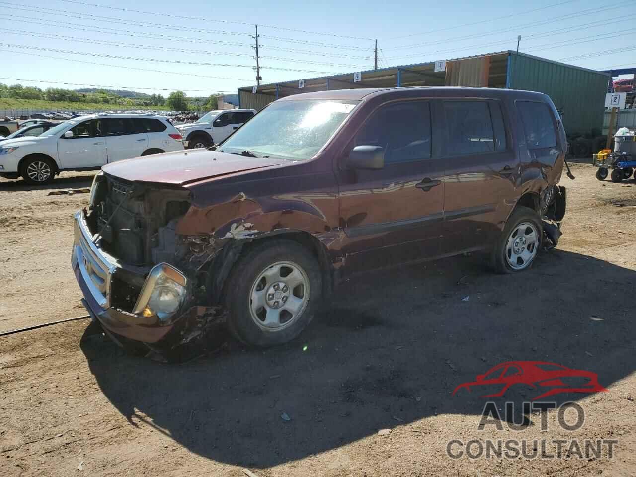 HONDA PILOT 2011 - 5FNYF4H26BB090225