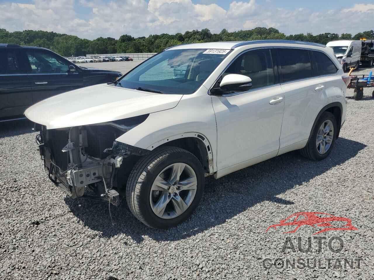 TOYOTA HIGHLANDER 2015 - 5TDDKRFH9FS198404