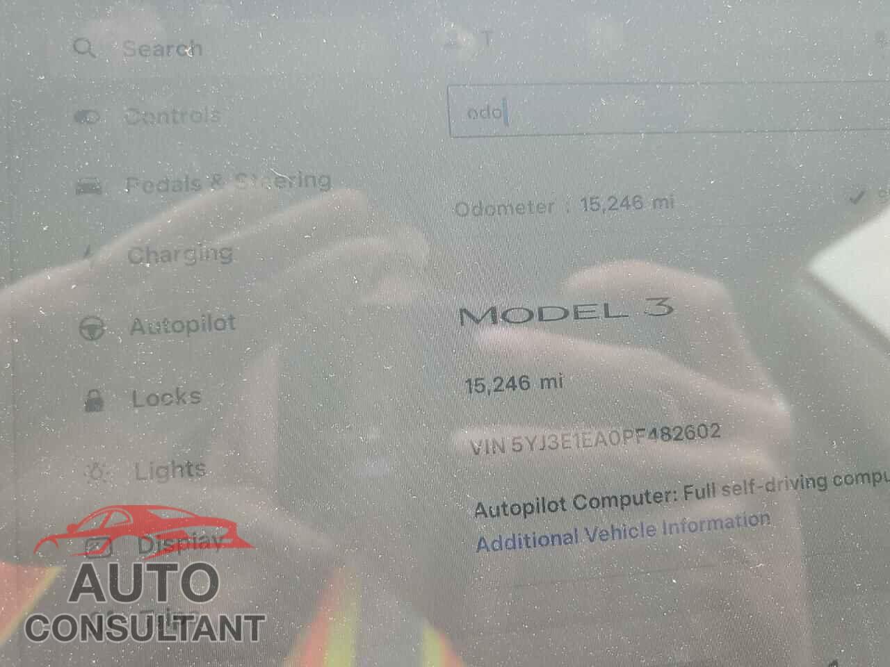 TESLA MODEL 3 2023 - 5YJ3E1EA0PF482602