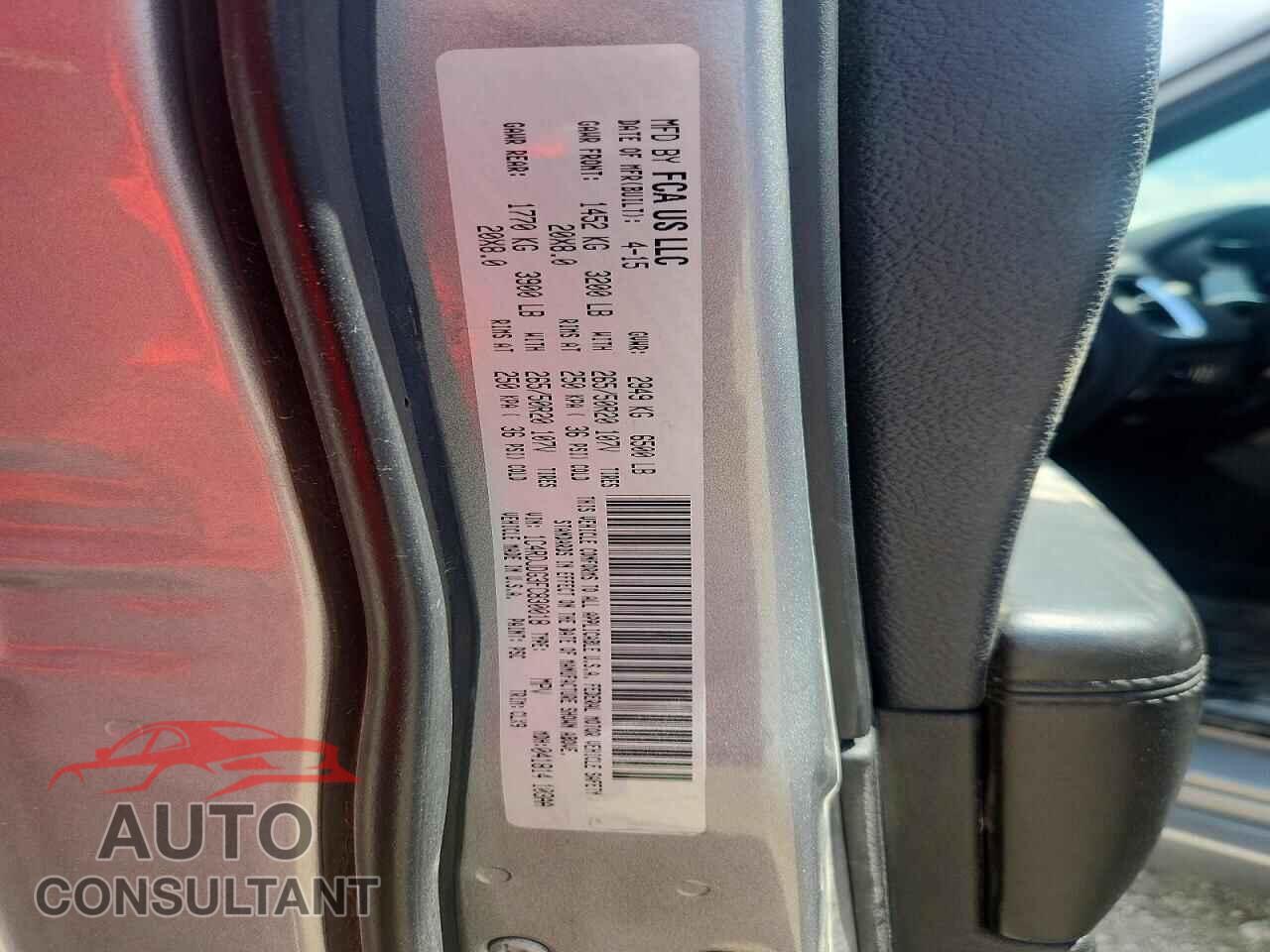 DODGE DURANGO 2015 - 1C4RDJDG3FC830018