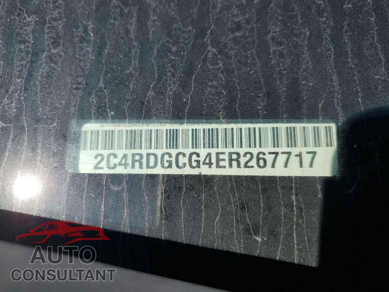 DODGE CARAVAN 2014 - 2C4RDGCG4ER267717