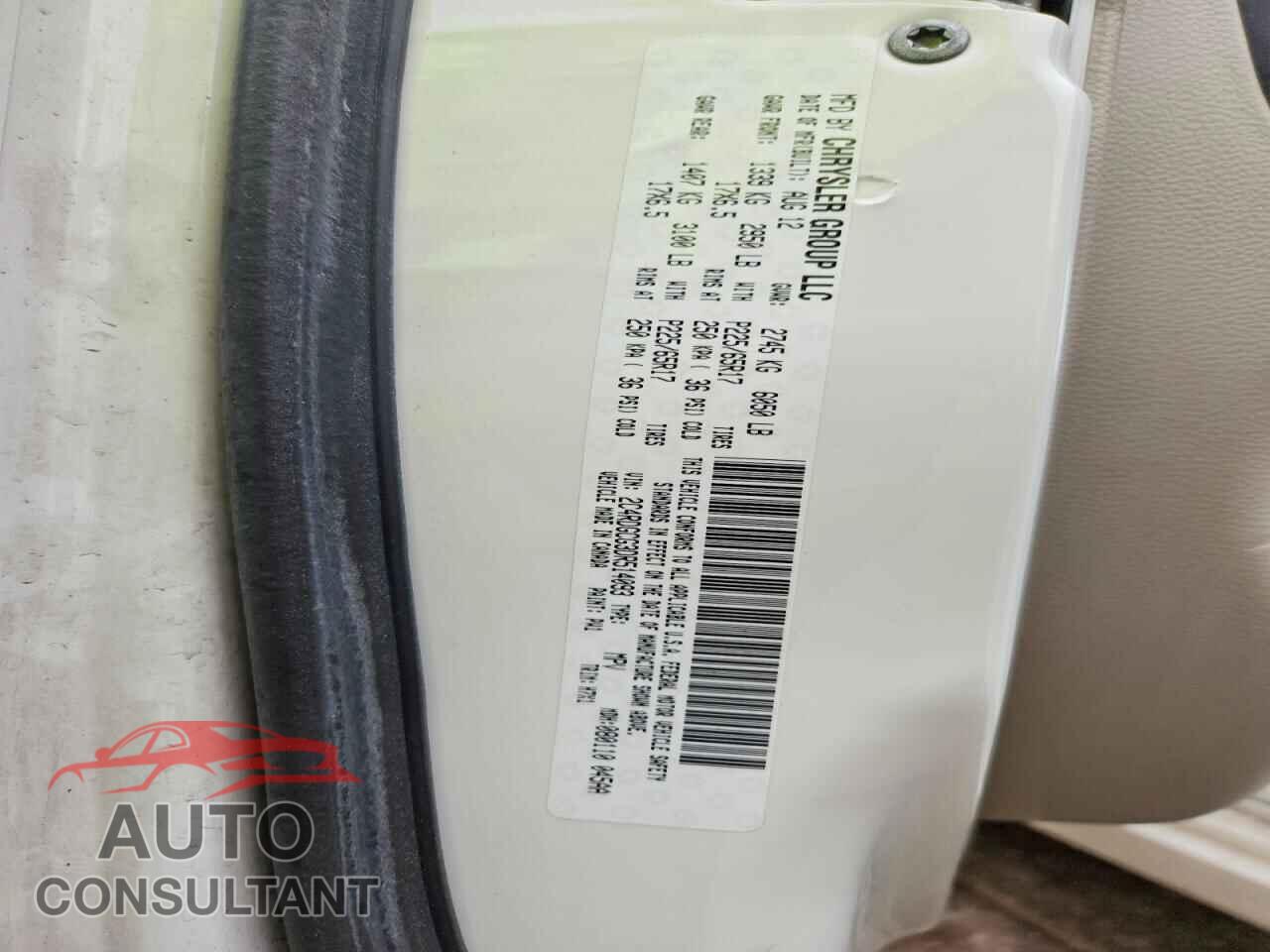 DODGE CARAVAN 2013 - 2C4RDGCG3DR514093