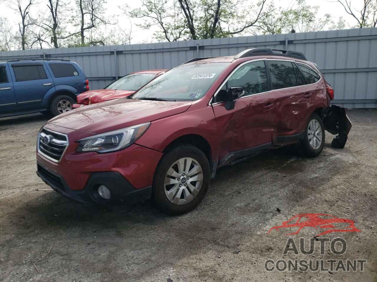 SUBARU OUTBACK 2018 - 4S4BSAFC6J3332076