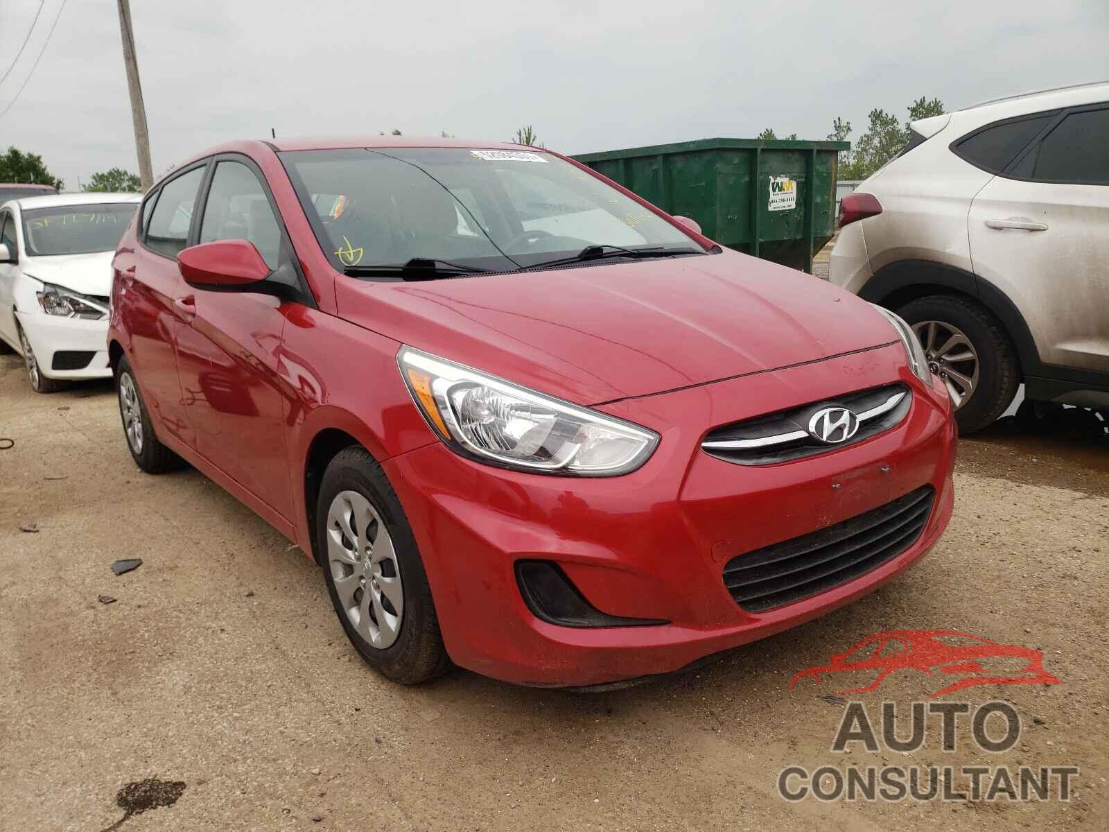 HYUNDAI ACCENT 2017 - KMHCT5AE6HU301612