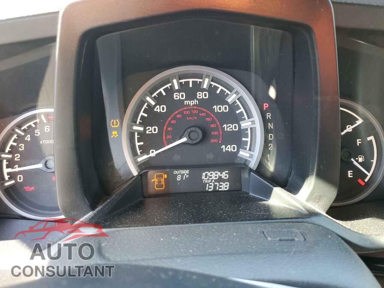 HONDA RIDGELINE 2012 - 5FPYK1F49CB453639