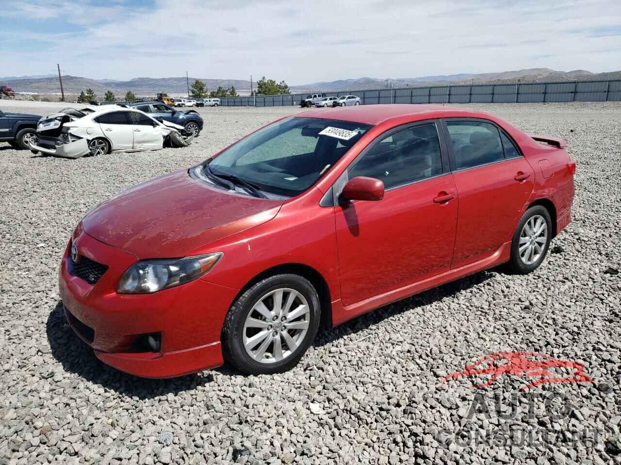 TOYOTA COROLLA 2009 - 1NXBU40E39Z089869
