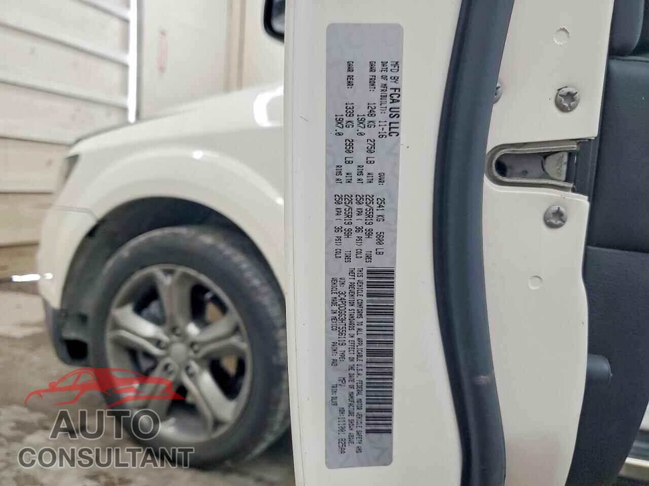 DODGE JOURNEY 2017 - 3C4PDDGG3HT556119