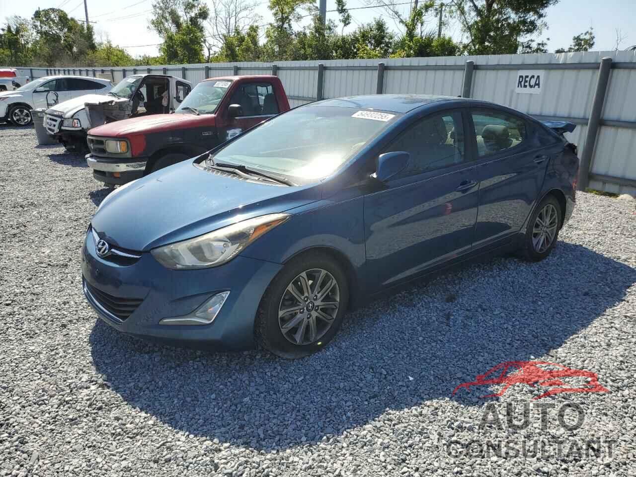 HYUNDAI ELANTRA 2015 - KMHDH4AE6FU445240